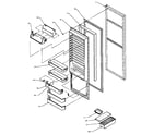 Amana SQD22NW-P1181301WW refrigerator door diagram