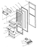 Refrigerator door