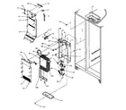 Amana SQD25NW-P1181303WW evaporator and air handling diagram