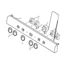 Amana SNE26AA/P1142424NW,L control panel assembly diagram