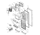 Amana SPD22NL-P1181306WL refrigerator door diagram