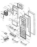 Refrigerator door