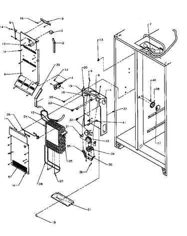 Evaporator & air handling (spd22nl/p1181306wl) (spd22nw/p1181306ww)
