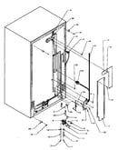 Cabinet back (spd22nl/p1181306wl) (spd22nw/p1181306ww)