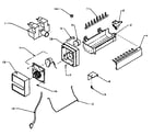 Amana SPD22NL-P1181306WL ice maker assembly diagram