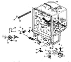 Caloric DUS900B/P1173819W tub parts diagram