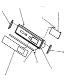 Graphics panel, control hood and controls
