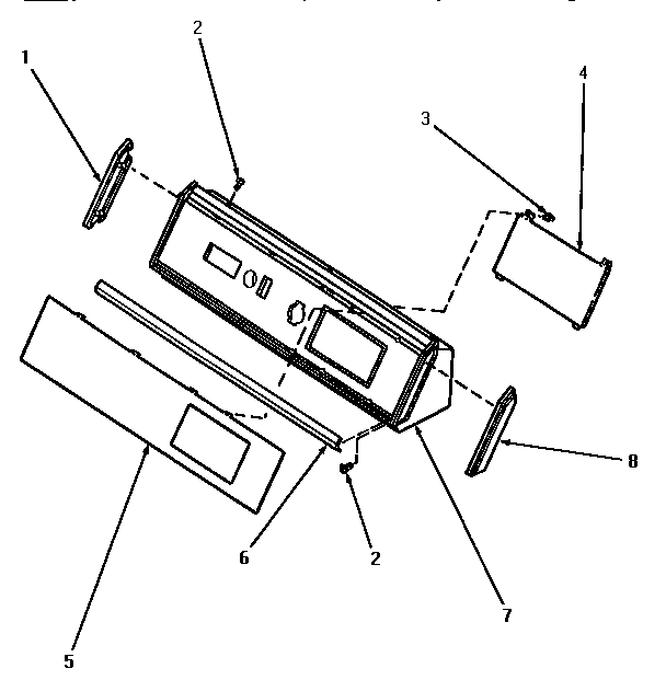 GRAPHICS PANEL, CONTROL HOOD AND CONTROLS