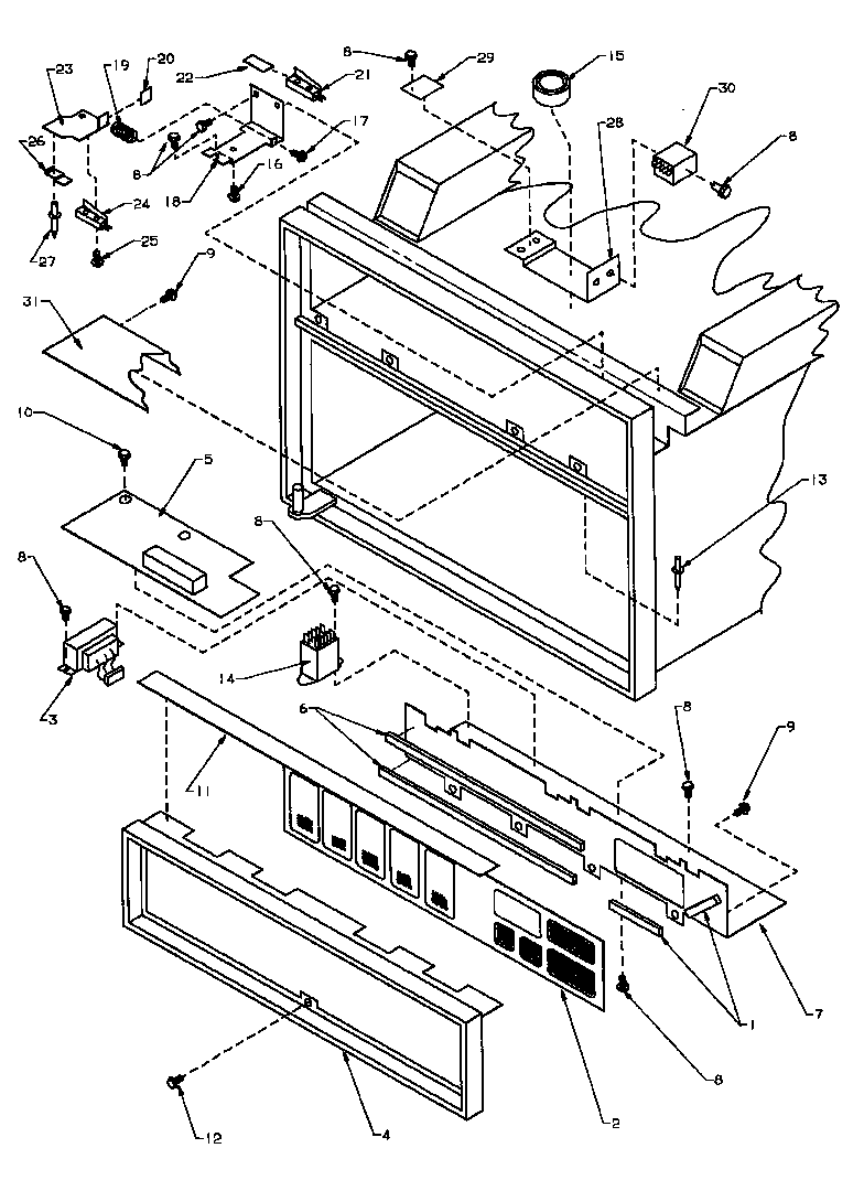 Control panel assembly