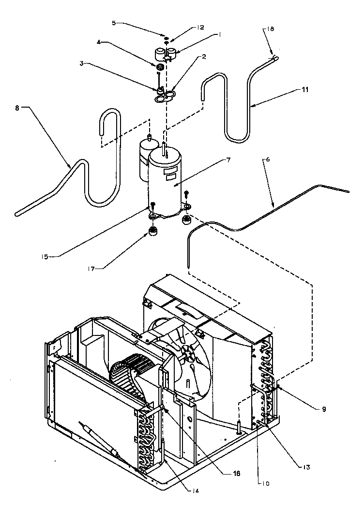 Compressor & tubing