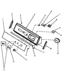 Graphics panel, control hood and controls