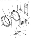 Rear bulkhead, felt seal and cylinder roller