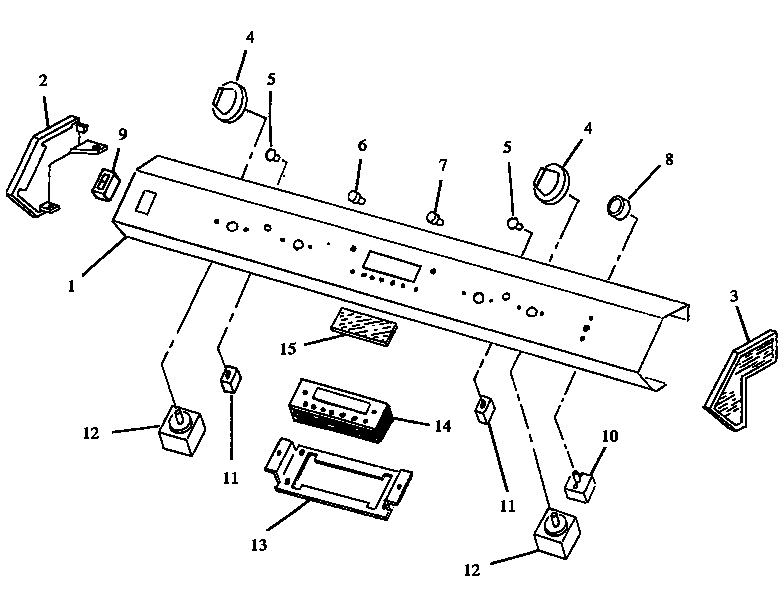 Control panel  (ards800e/p1131920ne) (ards800ww/p1131920nww) (cards800e/p1131922ne) (cards800ww/p1131922nww)