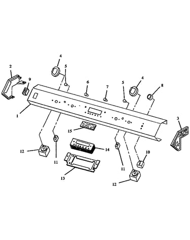 Control panel  (ards800e/p1131920ne) (ards800ww/p1131920nww) (cards800e/p1131922ne) (cards800ww/p1131922nww)