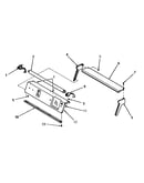Panel support plate, control hood ends and fluorescent tube