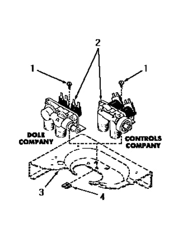 Mixing valve (starting # s11n287 and 21r99118)