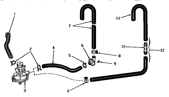 DRAIN (NON SUDS-WATER SAVER MODELS)