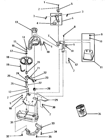 Counterbalance weight, bracket and mounting plate