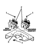 Mixing valve (starting serial # s11n287 and 21r99118)