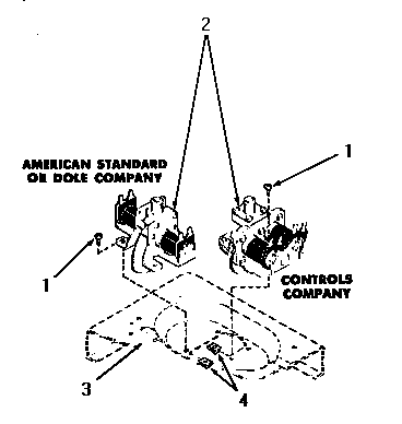 Mixing valves (thru # s11n286 & 21r99117)