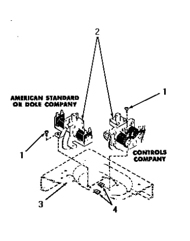 Mixing valves (thru # s11n286 & 21r99117)