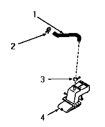 Water inlet & filler hose (starting # s11n287 & 21r99118)