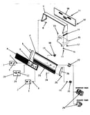 Control panel, control hood and controls