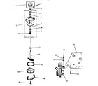 Speed Queen DA6200 25178 pump assembly (starting # sq204020 & q2623010) diagram