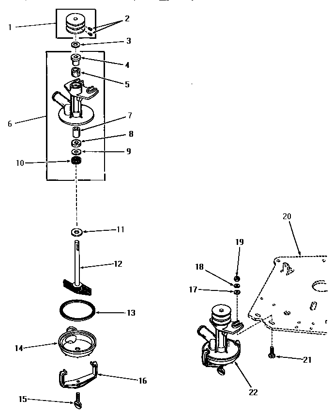 25178 pump assembly (starting # sq204020 & q2623010)