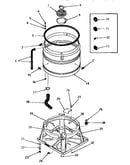 Boot, chassis and drain tub
