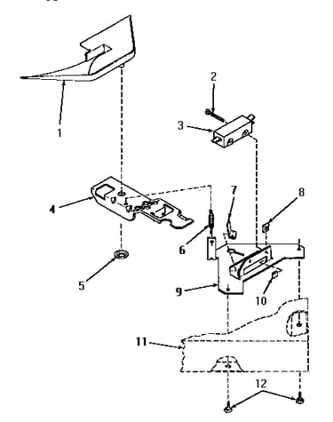 Switch and bracket assembly