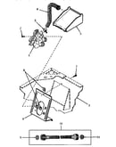 Inlet hose, filler hose and mixing valve mounting bracket