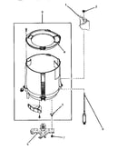 Outer tub and snubber assembly