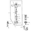 Speed Queen VA2013 clutch base and clutch assembly diagram