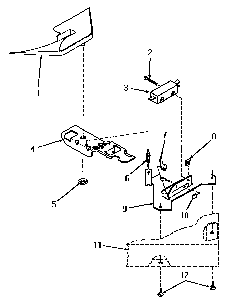 Switch and bracket assembly