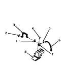 Water inlet and filler hose (starting # s11n287 & 21r99118)