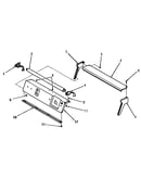 Panel support plate, control hood ends and fluorescent tube