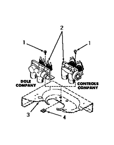 Mixing valves (starting # s11n287 & 21r9118)