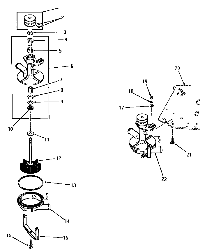 23907 & 24304 pump assemblies (through #sq204019 & q2623009