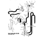 Speed Queen FA9103 suds-water saver assembly (through # 21e23497) diagram