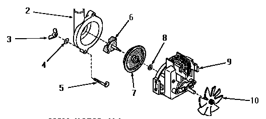 10530 MOTOR AND PUMP ASSEMBLY