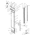 Amana SBD20Q2E-P1162512WE freezer door hinge & trim parts diagram