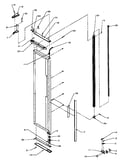 Freezer door hinge & trim parts