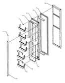 Freezer door (sbi20qe/p1162905we) (sbi20qw/p1162905ww)