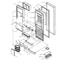 Amana SBI20QW-P1162905WW refrigerator door diagram
