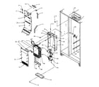 Amana SBI20QE-P1162905WE evaporator & air handling diagram