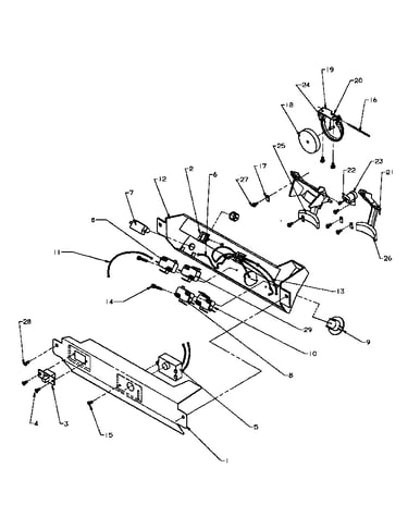 Electronic bracket assembly (sbd20q2e/p1162512we) (sbd20q2w/p1162512ww)