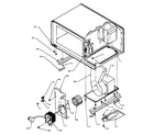 Amana GSAND7D-P4020005801 interior elect comp. & related mounting parts diagram
