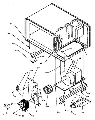 Interior elect comp. & related mounting parts