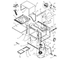 Amana MH11BMP/P1156015M chassis assembly & electrical components diagram